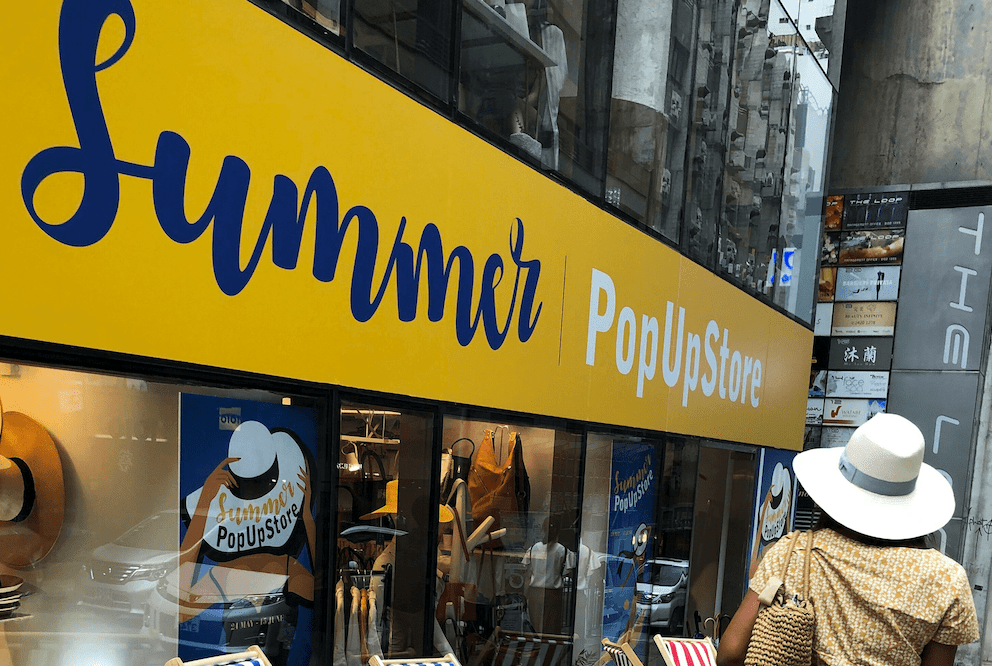 clothing pop-up shop