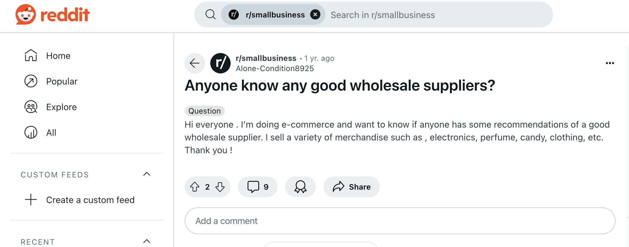 wholesale clothing canada